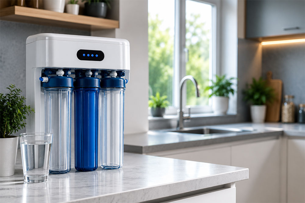 Water purifier service technician
